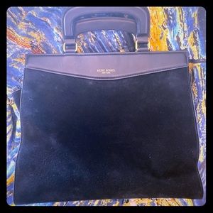 Henri Bendel Plaza Suede Satchel